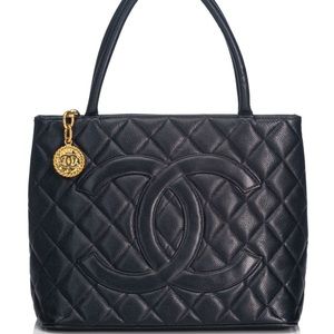 Chanel medallion tote bag